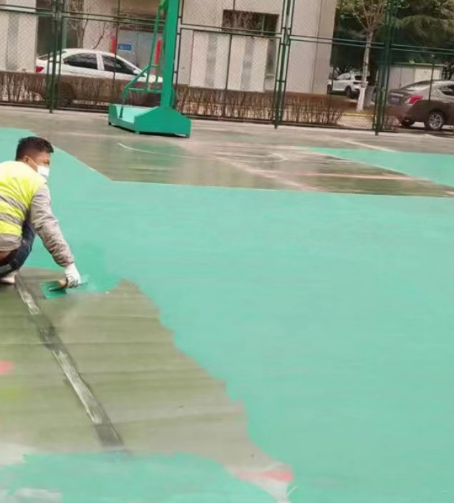 铜梁球场地面翻新
